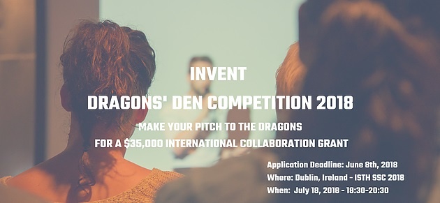 Enter the INVENT Dragons' Den Competition for a Chance to Win the $35,000 International Collaboration Grant