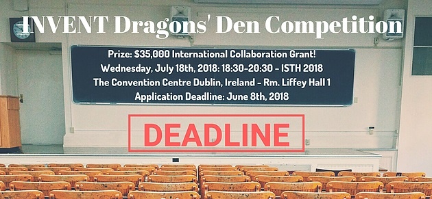 INVENT Dragons' Den Competition Application Deadline Coming Soon! Apply Today!